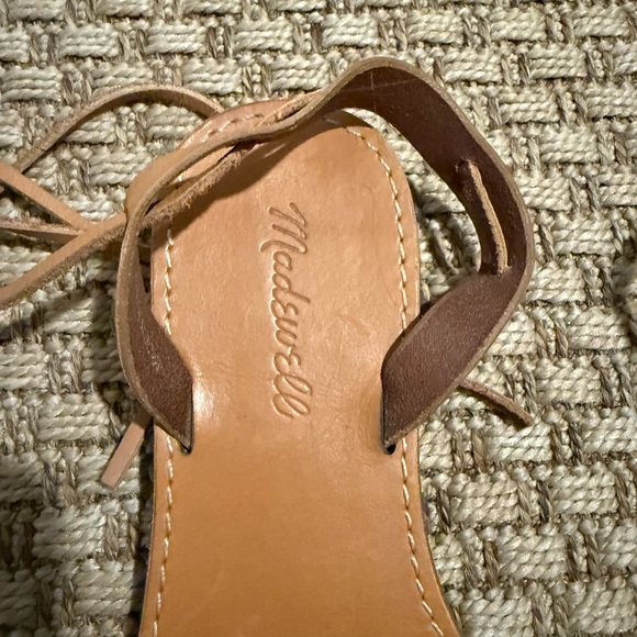 Women’s Madewell Tan Leather lace-up sandals - Picture 2 of 4